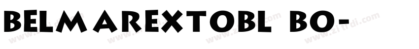 BelmarExtObl Bo字体转换